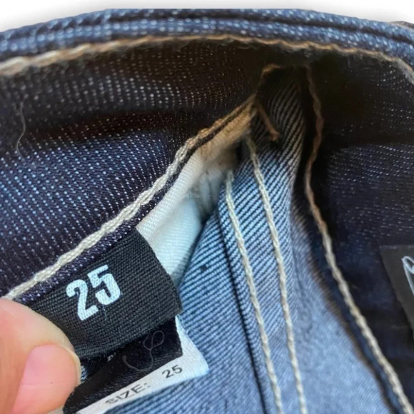 William Rast Stella Straight with Boot Dark Wash Jeans Size  25 - Picture 8 of 9